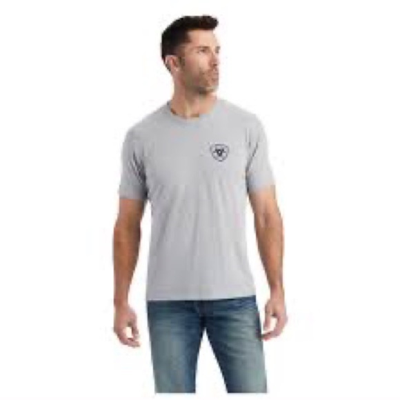 Ariat men’s lucky horseshoe shirt - Picture 4 of 4